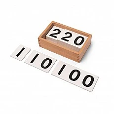 Nowa Szkola Montessori numbers, wooden, in a box, 20 pieces