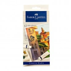 Faber-Castell Oil paints, in tubes, 12 colors, 9 ml
