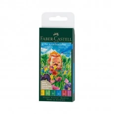 Faber-Castell Pitt Artist brush marker Spring, 6 pieces