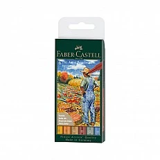 Faber-Castell Pitt Artist brush marker Autumn, 6 pieces