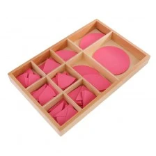 Montessori circles, pink