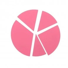 Montessori circles, pink