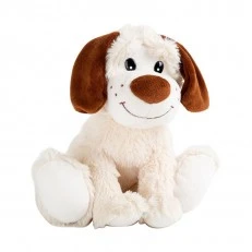 Dog, plush, 18 x 17 x 24 cm