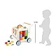 Small Foot Проходилка - Дидактичен куб, на колелца, дървена, 42 х 39 х 42 cm