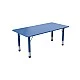 RFG Ученическа маса Fresh, с регулируема височина, 1200 х 600 х 370-620 mm, синя
