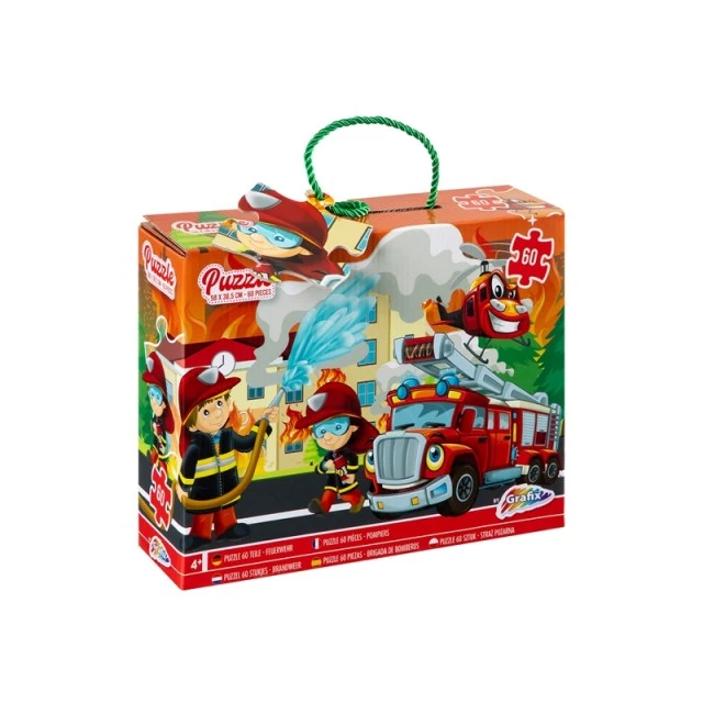 Grafix Puzzle Fire station, 58 x 38.5 cm, 60 pieces