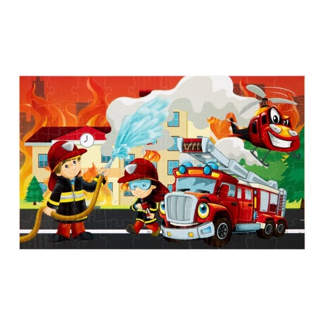 Grafix Puzzle Fire station, 58 x 38.5 cm, 60 pieces