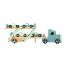 Small Foot wooden car transporter Chicago