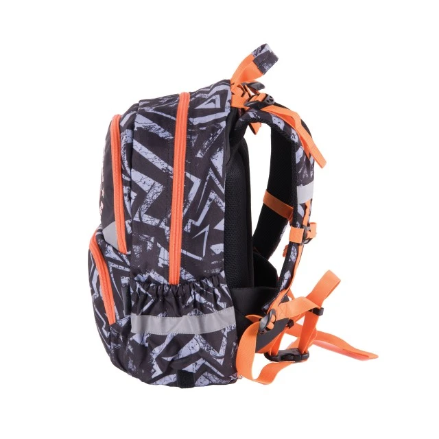 Pulse Anatomic Basketball League Backpack, Black-Orange