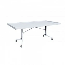RFG mobile folding table Robotika 2000 x 1000 x 740 mm white