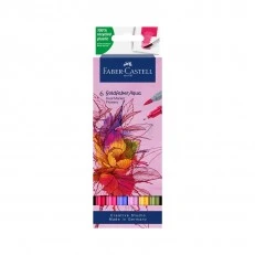 Faber-Castell Goldfaber A.Dual marker Flowers, 6 pieces