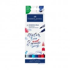 Faber-Castell Goldfaber A.Dual marker Seaside, 6 pieces