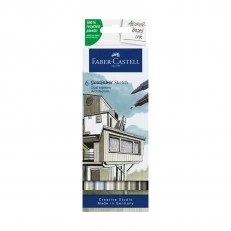 Faber-Castell Goldfaber Sketch marker Architect, 6 pieces