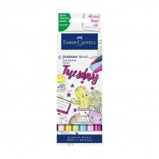 Faber-Castell Goldfaber Sketch marker Kawaii, 6 pieces