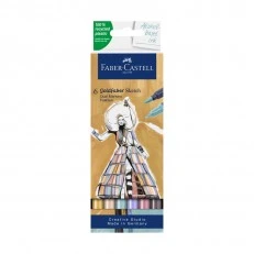 Faber-Castell Goldfaber Sketch marker Fashion, 6 pieces