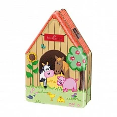 Faber-Castell Connector fibre-tip pens Farm set, 18 colours