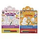 Grafix Sticker colouring book with 3 double-ended pencils, assorted, 48 pieces