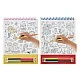 Grafix Sticker colouring book with 3 double-ended pencils, assorted, 48 pieces