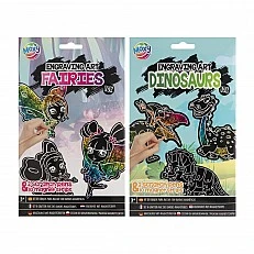 Grafix Магнити за издраскване, 10 броя, асорти, опаковка 48