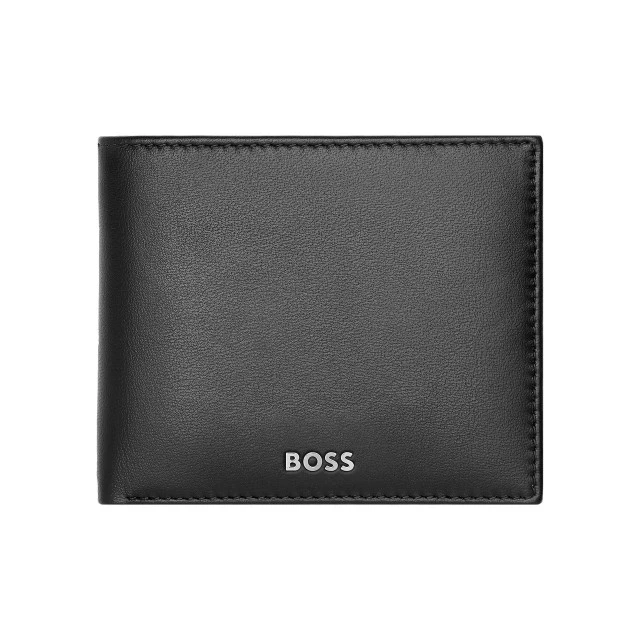 Hugo Boss Wallet Classic Smooth with flap, black