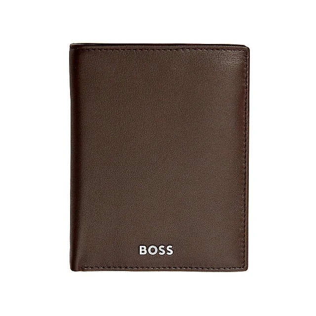 Hugo Boss Wallet Classic Smooth vertical with flap, brown