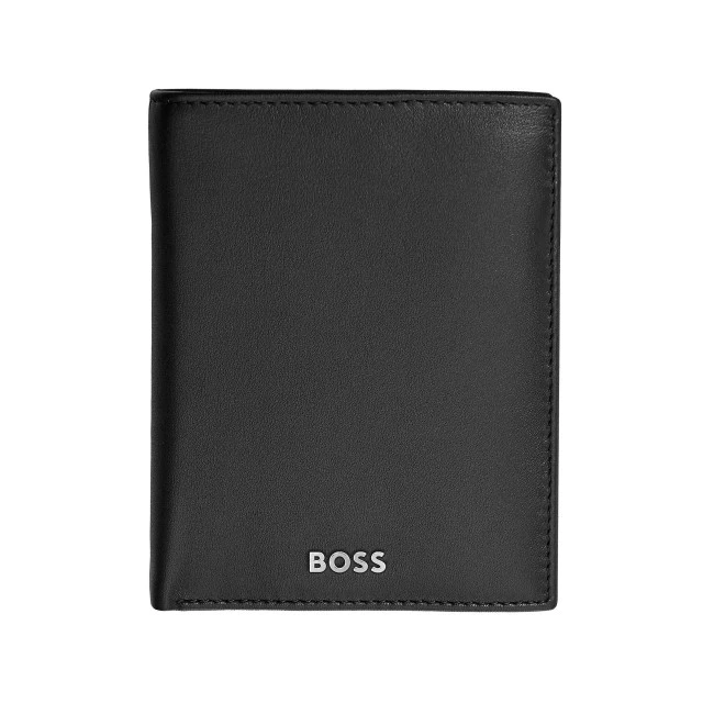 Hugo Boss Wallet Classic Smooth vertical with flap, black