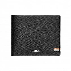 Hugo Boss Wallet Iconic with flap and coin compartment, black