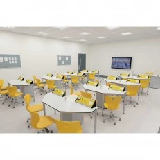 RFG chemistry and biology classroom Quin above 7th grade for 24 students white/yellow