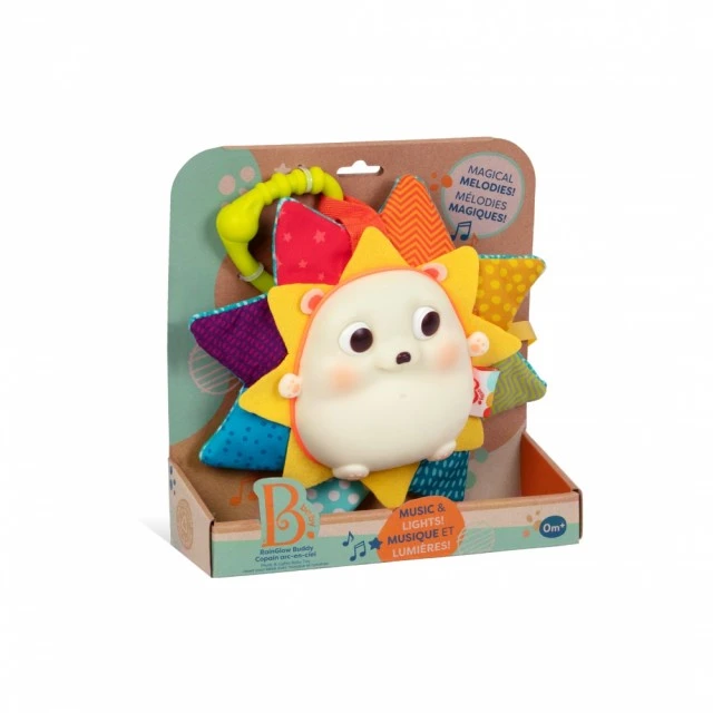 Interactive baby toy, Battat, Musical Light-Up Hedgehog