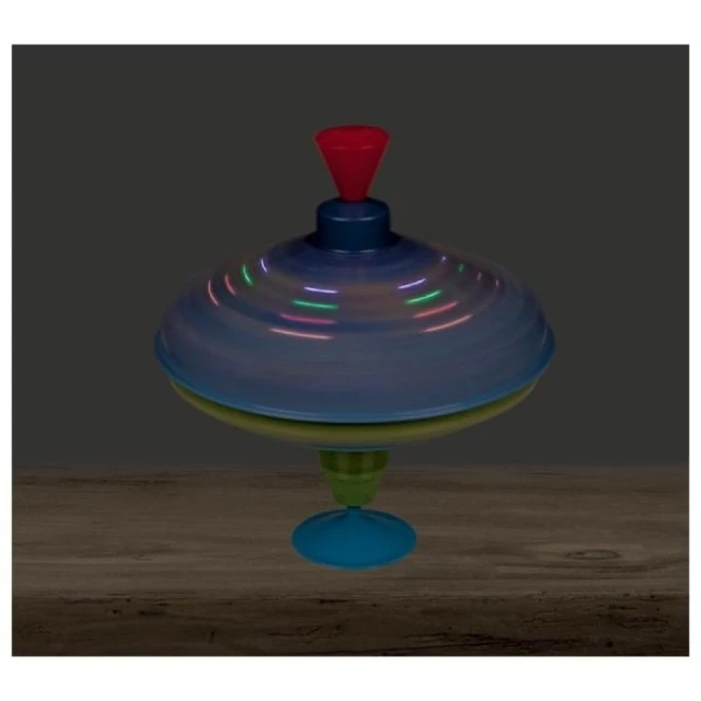Spinning top with LED light, Space