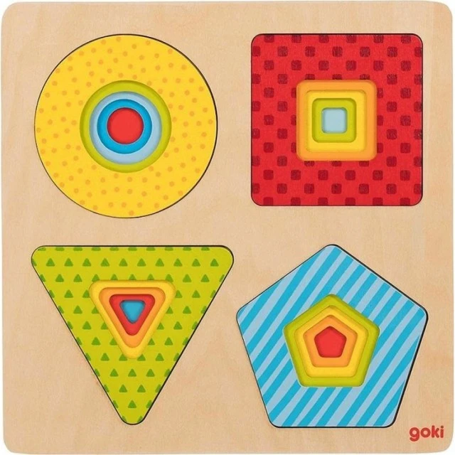 Multi-layer puzzle Shapes