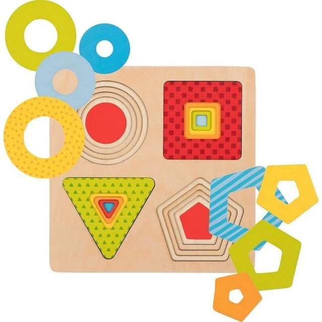 Multi-layer puzzle Shapes