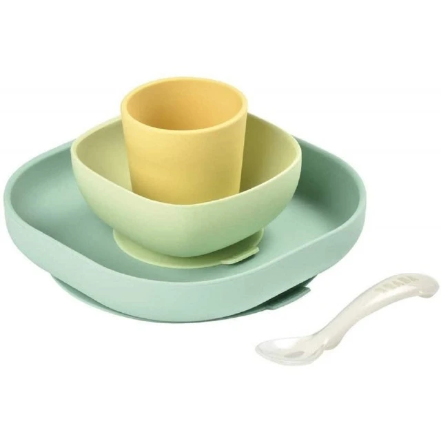 Dining set 4 pieces yellow