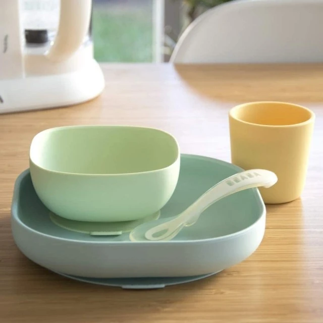 Dining set 4 pieces yellow