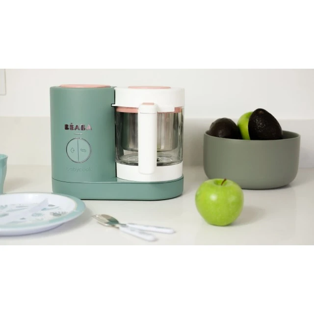 Уред за приготвяне на бебешка храна Beaba Babycook NEO EUCALYPTUS