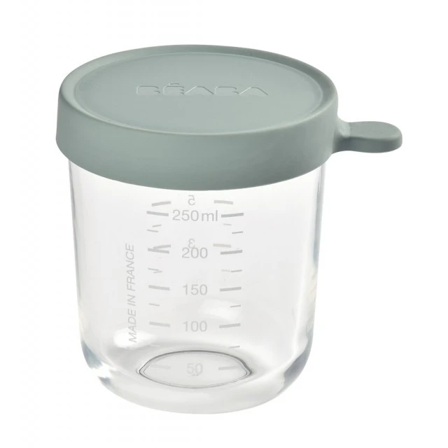 Glass container 250 ml eucalyptus