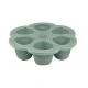 Silicone mold for freezing - 6 x 90 ml, gray