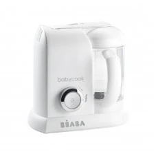 Уред за приготвяне на бебешка храна BEABA Babycook Solo White/silver