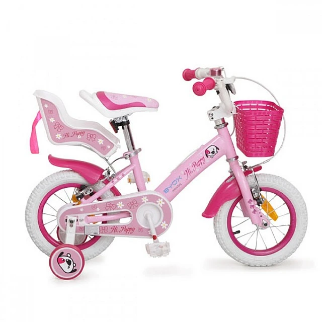 Childrens bicycle 12 Puppy pink