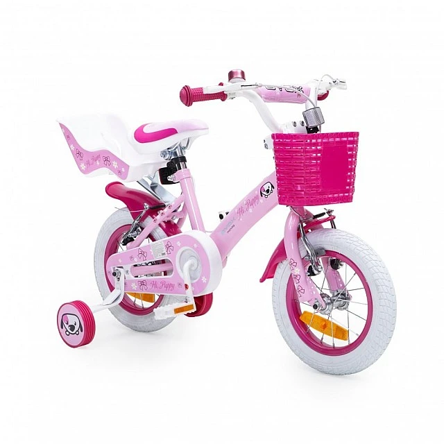 Childrens bicycle 12 Puppy pink