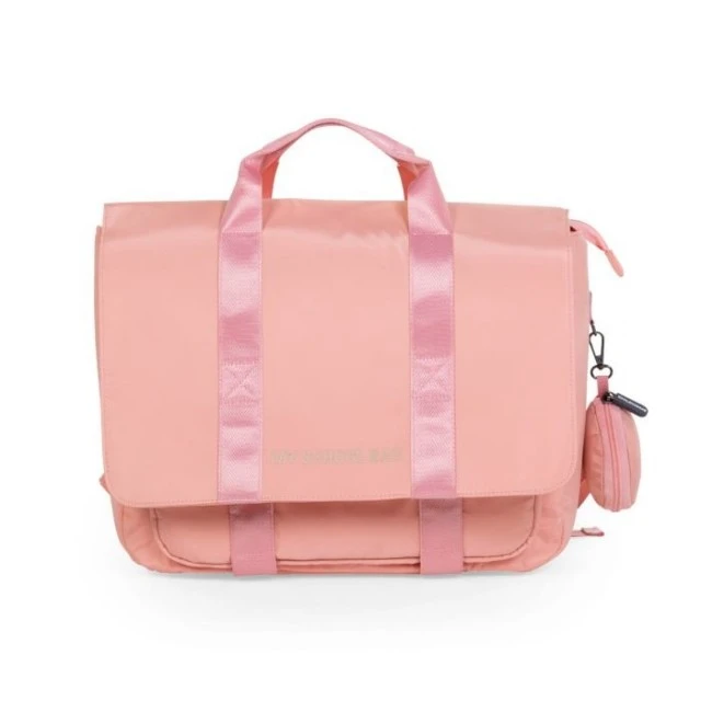 Elegant school bag for girls pink