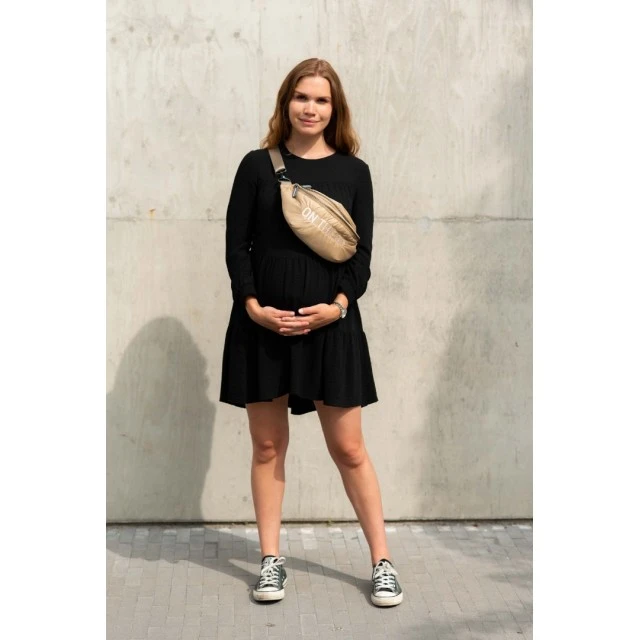 Чанта за кръста banana bag on the go hip bag - бежов шушляк