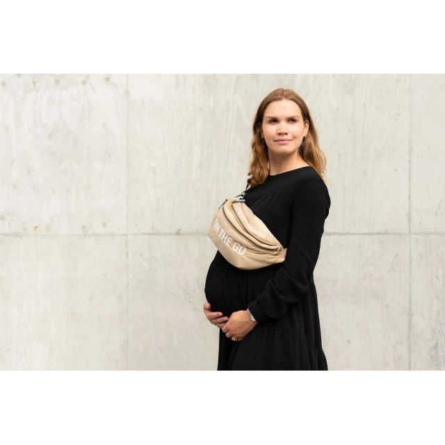 Чанта за кръста banana bag on the go hip bag - бежов шушляк