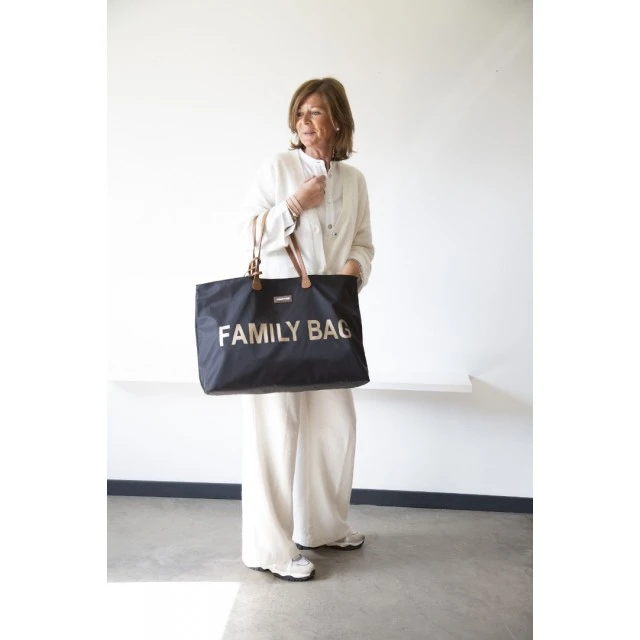 Чанта Family Bag черно/златно