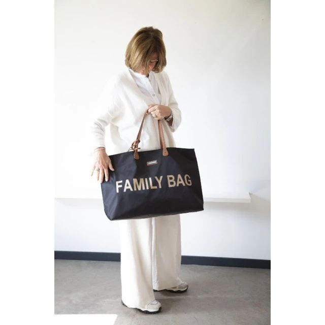 Чанта Family Bag черно/златно