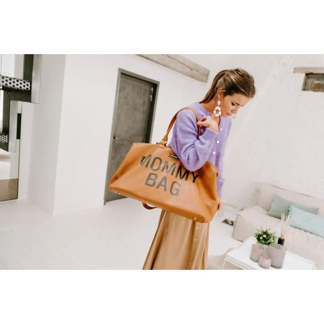 Mommy Bag brown LEATHERLOOK