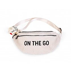 Чанта за кръста banana bag on the go hip bag - teddy бяла