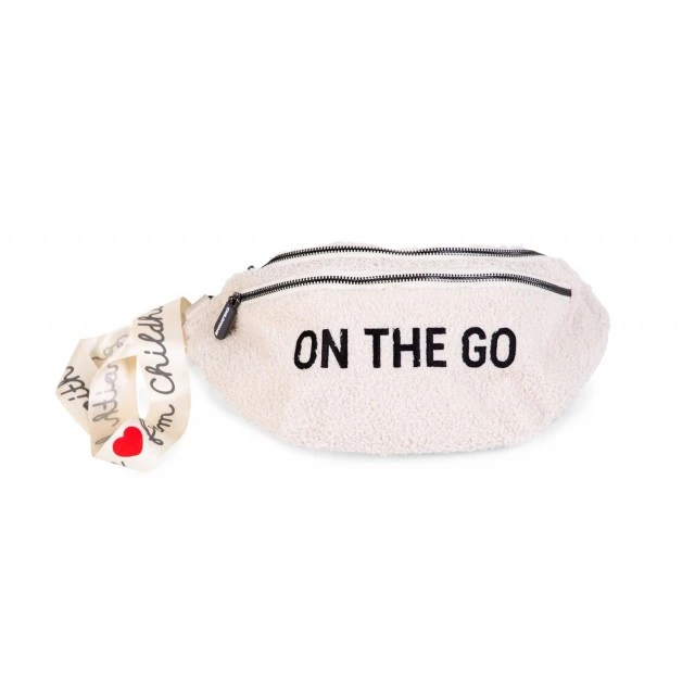 Чанта за кръста banana bag on the go hip bag - teddy бяла