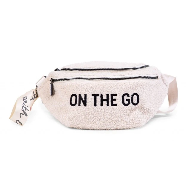 Чанта за кръста banana bag on the go hip bag - teddy бяла