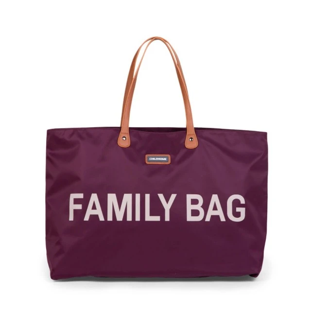 Bag for accessories family bag - aubergine